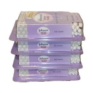 Johnson's Safety Swabs - 4 Packs (Discontinued Version)